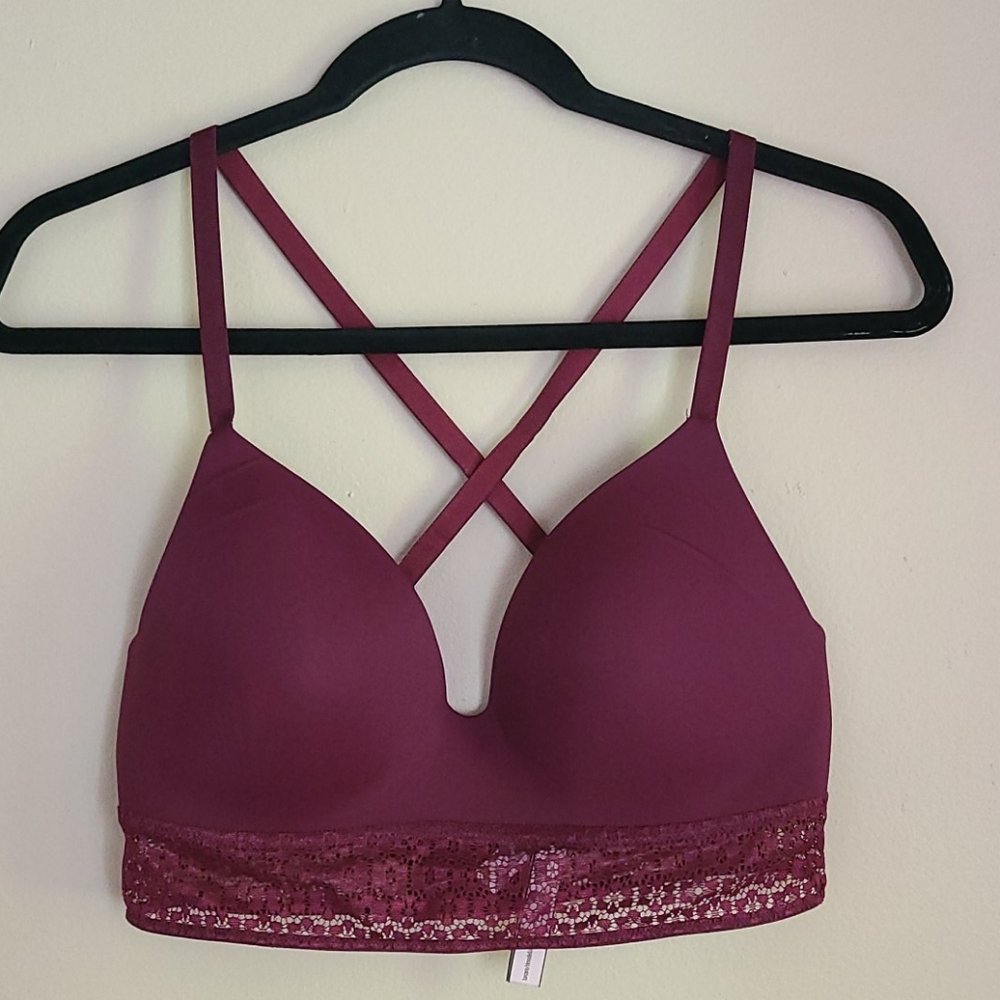 VS lace bottom bra